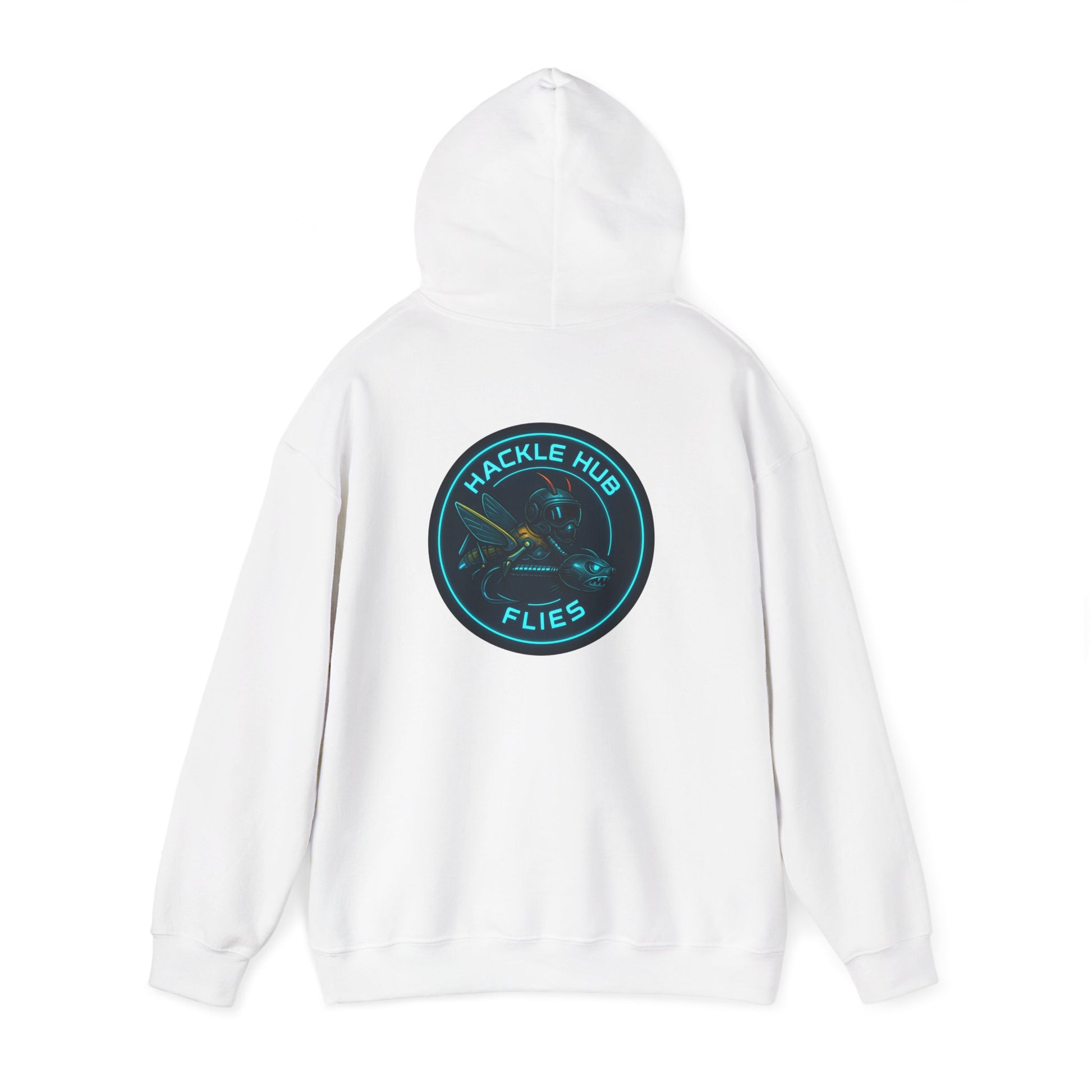 Futuristic Hackle Hub Logo Hoodie