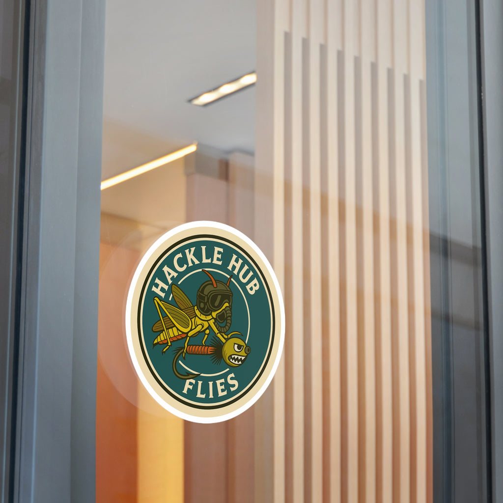 Hackle Hub Logo Vinyl Sticker