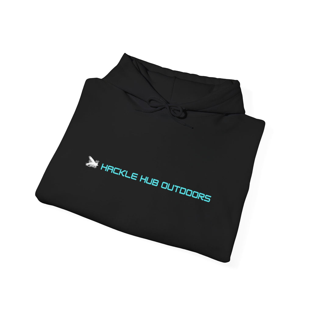Futuristic Hackle Hub Logo Hoodie