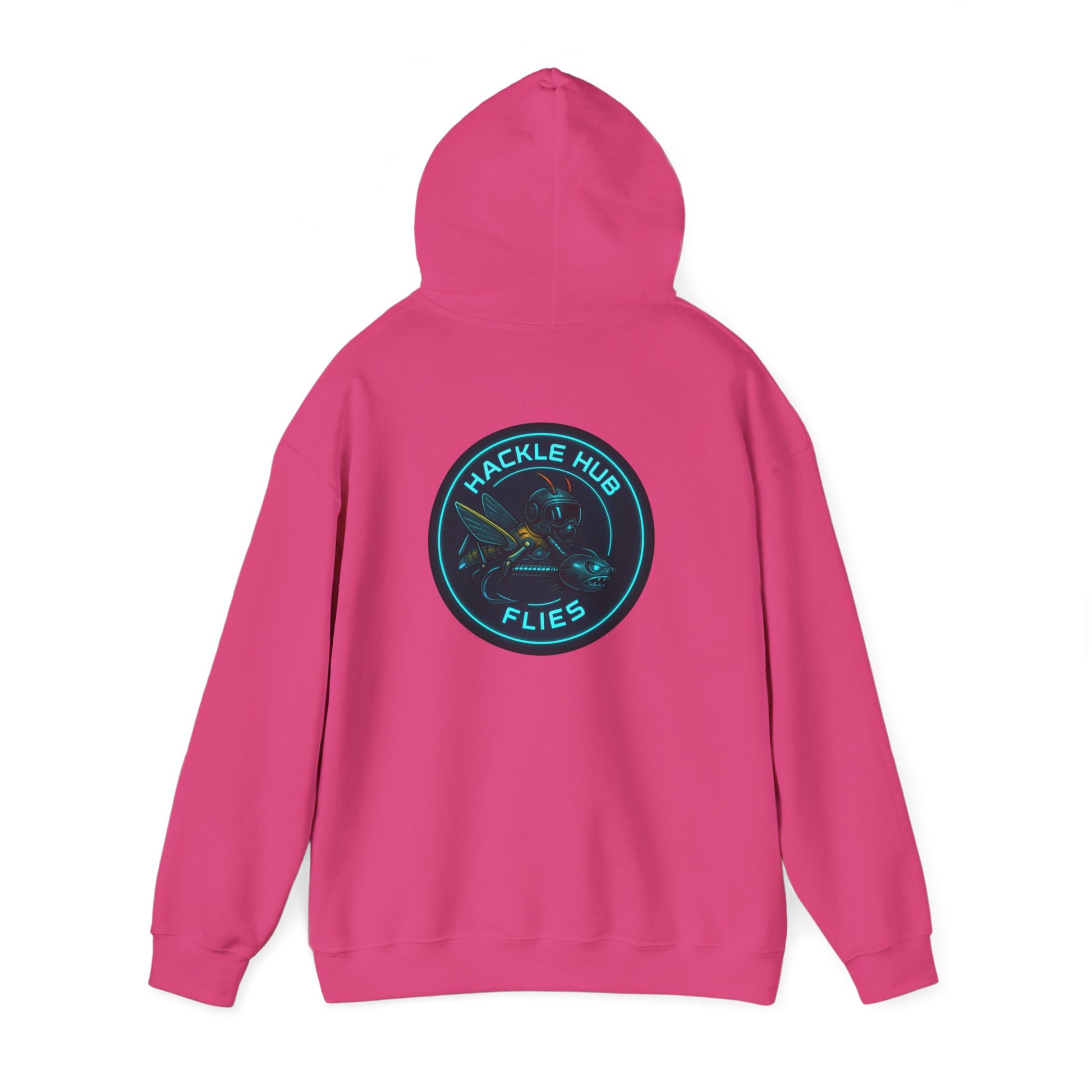 Futuristic Hackle Hub Logo Hoodie