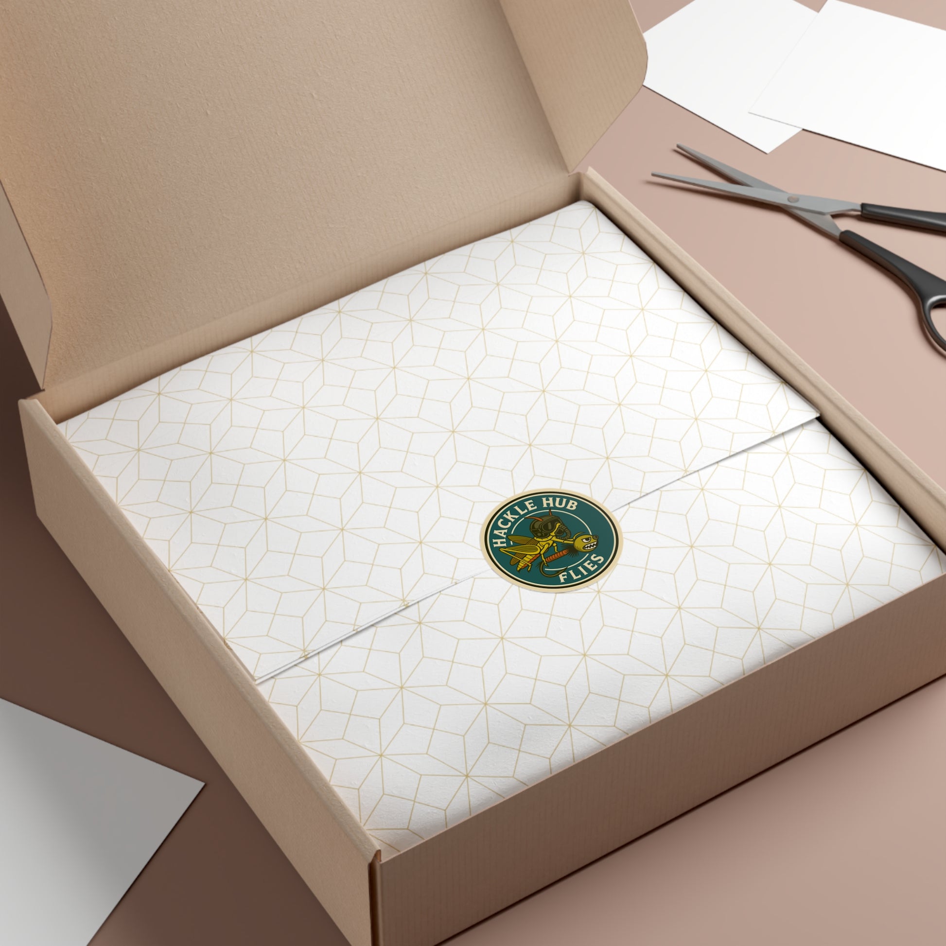 Hackle Hub Logo Vinyl Sticker